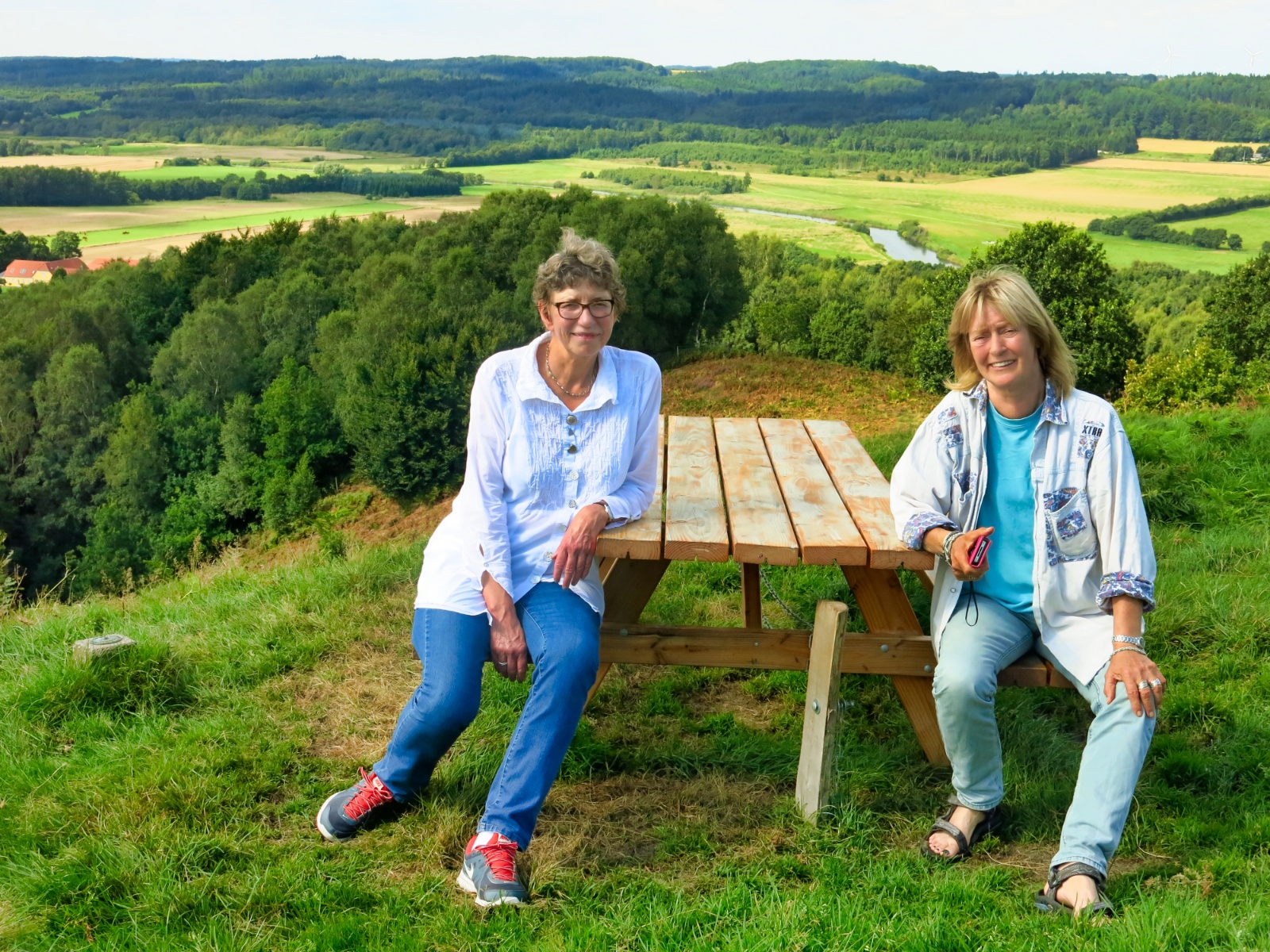 Elsebeth og Benthe helt på toppen